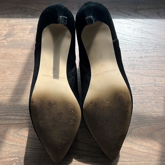 Donald Pliner black suede ankle boots size 8 - Picture 7 of 10